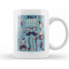 Dekado Daily Hipster Kupa Bardak Porselen