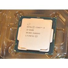 Intel Core I3-8100 3.60 Ghz 4 Çekirdek  Tray Işlemci