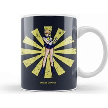 Dekado Sailor Moon Uranus Retro Japanese Kupa Bardak Porselen