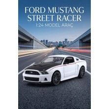 Farbu Oyuncak Maisto Lisanslı Metal Ford Mustang Street Racer 2014 1:24 Kapıları Açılabilir Oyuncak Model Araba