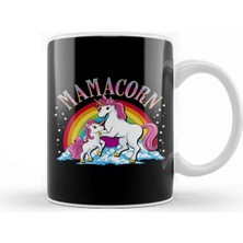 Dekado Cute Mamacorn Unicorn Mom Adorable Loving Mama Kupa Bardak Porselen