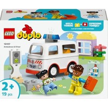Defne Store Town Ambulans ve Sürücü 10447-2 Yaş ve Üzeri Çocuklar Için Eğitici ve Yaratıcı Oyuncak Yapım Seti (19 Parça)