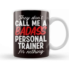 Dekado Personal Trainer Fitness Instructor Gym Bodybuilding Workout Kupa Bardak Porselen