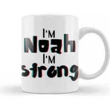 Dekado Noah Name Custom Design Gift Baby Gift For Him Kupa Bardak Porselen