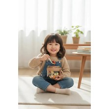 Miniso Lisanslı Çizgi Karakterli Salata Kasesi 650 ml Kahverengi Kap