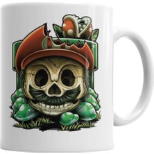 Dekado Atari Süper Mario Kupa Bardak Porselen