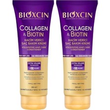 Defne Store Collagen & Biotin Hacim Veren Saç Bakım Kremi 250 ml – Ince Telli ve Hacimsiz Saçlar Için Dolgunlaştırıcı ve Nemlendirici Bakım (2 Paketi)
