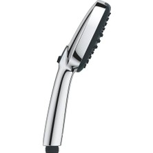 Defne Store 110 El Duşu, 2 Akışlı (Yağmur & Jet), Smartswitch, 110MM Kare Duş Başlığı, Kireç Önleyici Sistem, Krom, 26925001