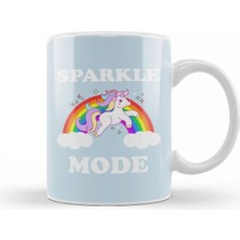 Dekado Unicorn Sparkle Mode Kupa Bardak Porselen
