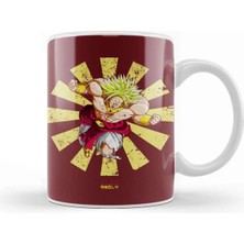 Dekado Broly Retro Japanese Dragon Ball Z Kupa Bardak Porselen