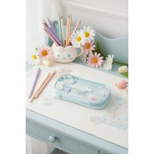 Miniso Sanrio Lisanslı Cinnamoroll Lale Koleksiyonu Çift Katmanlı Kalemlik 21 cm Şık Tasarım