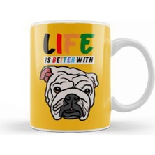 Dekado Funny Dog Lover Gift For Men Kupa Bardak Porselen