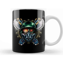Dekado Mecha Soilder Kupa Bardak Porselen