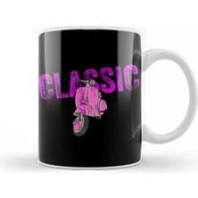 Dekado Vespa Classic Cute Vespa Lover Kupa Bardak Porselen