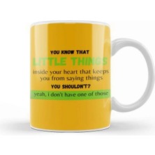 Dekado You Know The Little Thing Cool Graphic Sarcastic Sarcasm Novelty Funny Kupa Bardak Porselen