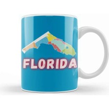 Dekado Florida Vintage Retro Rainbow Kupa Bardak Porselen