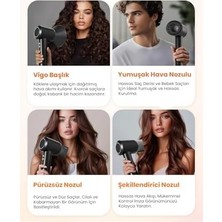 Defne Store X116 Ultra Iyonlu Saç Kurutma Makinesi Ultra Sessiz ve Hızlı Kurutma (Siyah)