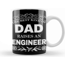 Dekado The Best Kind Of Dad Raises An Engineer Kupa Bardak Porselen