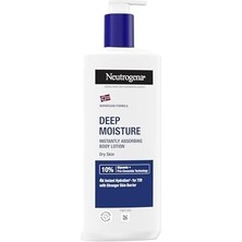 Defne Store Neutrogena Deep Moisture Parfümlü Vücut Losyonu (400 Ml) (2 Paketi)