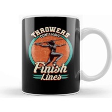 Dekado Throwers Don't Have Finish Lines Javelin Throwing Kupa Bardak Porselen