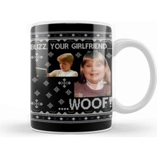 Dekado Home Alone Buzz Your Girlfriend Wood Christmas Kupa Bardak Porselen