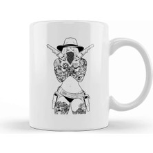 Dekado Cowgirl Kupa Bardak Porselen