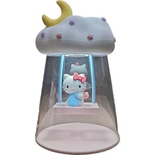 Miniso Sanrio Lisanslı Hello Kitty Şarj Edilebilir LED Gece Lambası – Kablosuz Dekoratif Aydınlatma