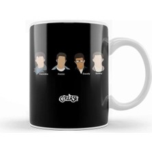 Dekado Grease T Birds Movie Silhouette Kupa Bardak Porselen