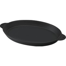 Defne Store Lava Döküm Fajita Tavası 18X24 Kulplu, Oval