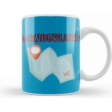 Dekado Funny Travel Gift Design Lover Trippin Wanderlust Journey Adventurer Vacation Kupa Bardak Porselen