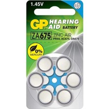 Uravas Store Gp ZA675 6lı Işitme Cihazı Pili - PR44,AC675,DA675