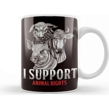 Dekado Support Animal Rights Activist Veterinarian Animals Rescue Kupa Bardak Porselen