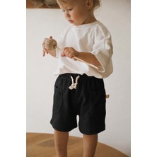 Oh la la Koala For Little Ones Siyah Basic Cepli Çocuk Şort
