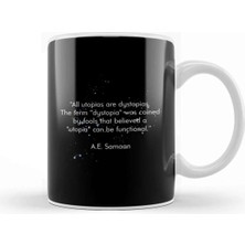 Dekado All Utopias Are Dystopias Quote Kupa Bardak Porselen