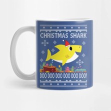 Dekado Baby Shark Christmas Knit Kupa Bardak