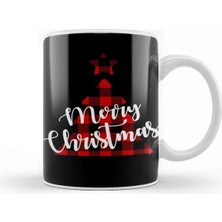 Dekado Yılbaşı Yeni Yıl Konseptli Merry Christmas 015 Kupa Bardak Porselen