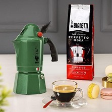 Defne Store 2762 (Dağ Avcıları Korpları) Espresso Pişirici, Alüminyum, Yeşil