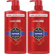 Defne Store Old Spice 3’ü 1 Arada Duş Jeli 800 Mililitre (2 Paketi)