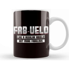 Dekado Fabuelo Abuelo Fabulous Grandfather Grandpa Granddad Father Kupa Bardak Porselen