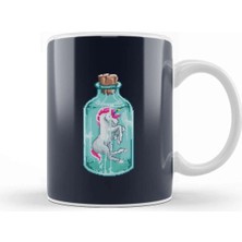 Dekado Unicorn In A Bottle Pixel Art Kupa Bardak Porselen