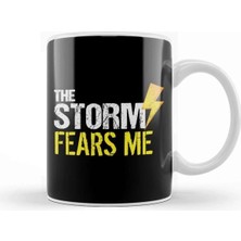 Dekado Vintage The Storm Fears Me Funny Severe Weather Kupa Bardak Porselen