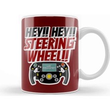 Dekado Kimi Raikkonen - Steering Wheel Kupa Bardak Porselen