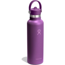 Hydro Flask Standard Kapak Pipetli Termos 621 ml (21 Oz) - Beachplum Mor