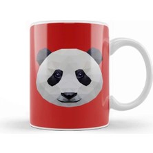 Dekado Geometric Animal Panda Kupa Bardak Porselen