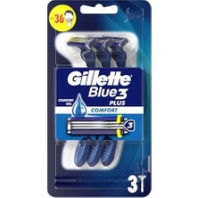 Defne Store Blue3 Kullan At Erkek Tıraş Bıçağı 3 Adet