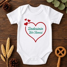 Eydu Baby Anneannesinin Balı Baskılı Bebek Body Çıtçıtlı Badi Zıbın