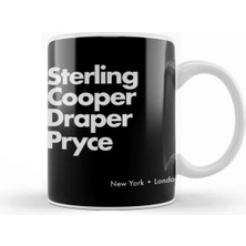 Dekado Sterling Cooper Draper Pryce Mad Men Inspired 01 Kupa Bardak Porselen