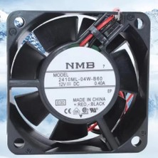 Nmb-Mat 2410ML-04W-B60-DQ4 ,60X25MM 12VDC 25-Cfm 2-Kablo Fan