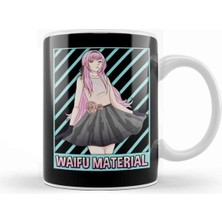 Dekado Waifu Material Anime Girl Japanese Cute Senpai Pun Kupa Bardak Porselen