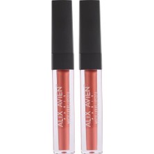 Defne Store Uzun Süre Kalıcı Kadifemsi Kuruma Yapmayan Mat Likit Ruj - Lipstick 511 Ashy Rose (2 Paketi)